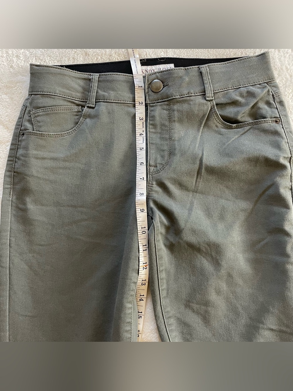 Knox Rose Olive Green Slacks size 10 - Picture 11 of 13
